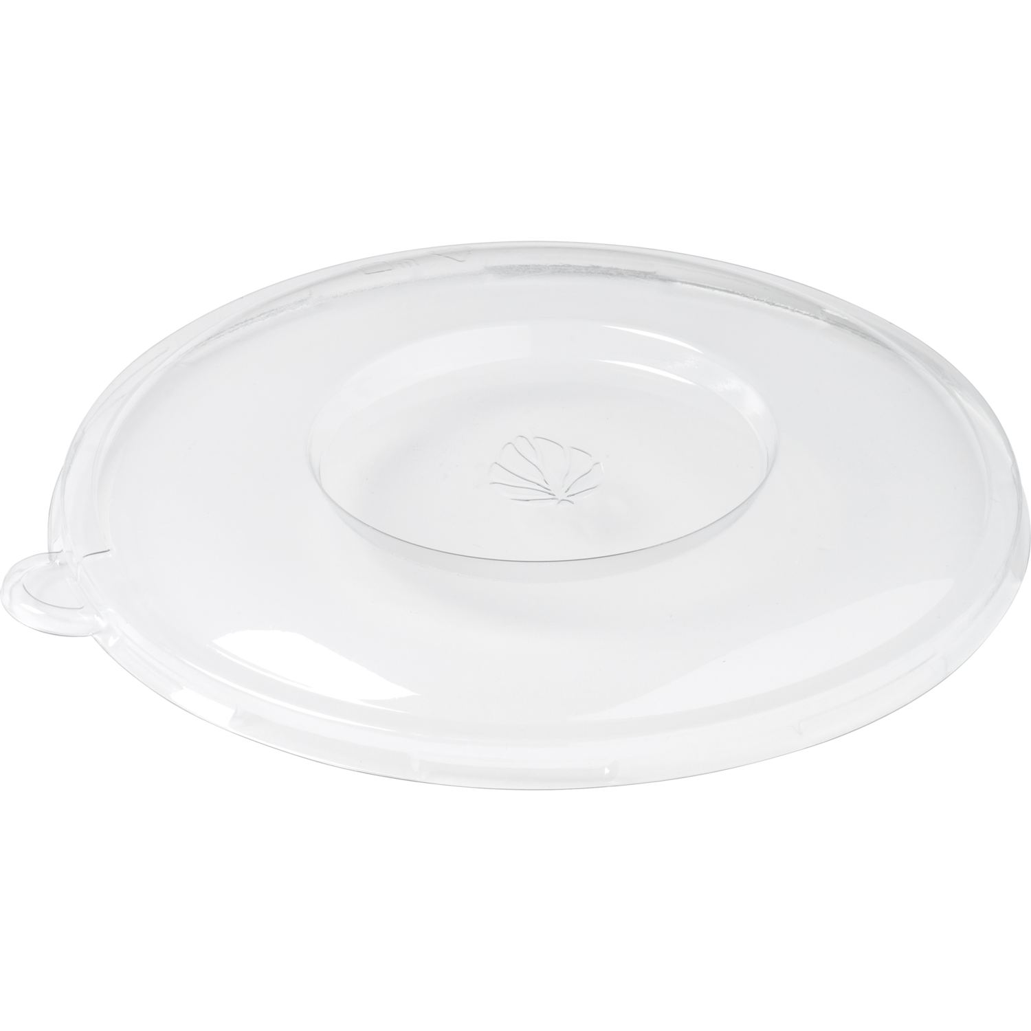 Deksel, Gerecycled PET, transparant