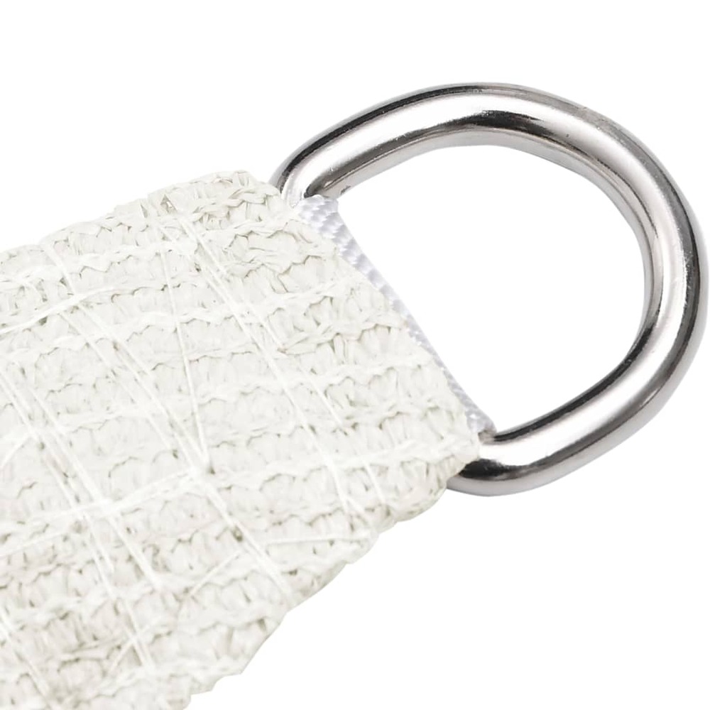 Voile toile d'ombrage parasol 160 g/m² 2,5 x 4,5 m pehd blanc