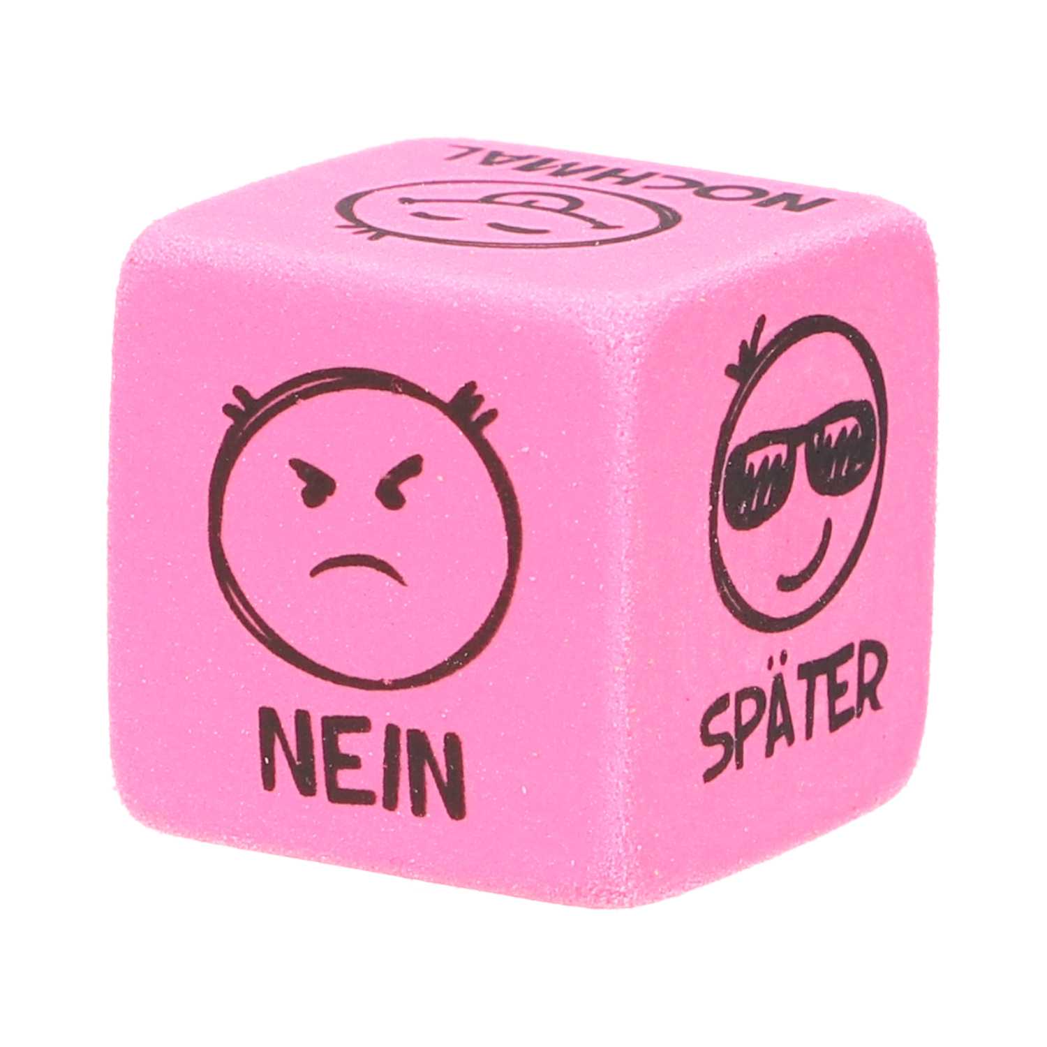 Radierer Entscheidungswürfel 3 x 3 x 3 cm 4fach