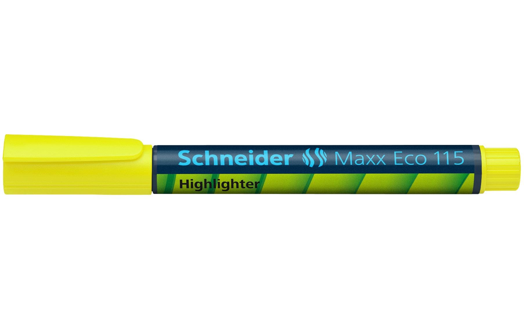 Textmarker Maxx 115 GelbNachfüllbarer Marker mit Keilspitze
