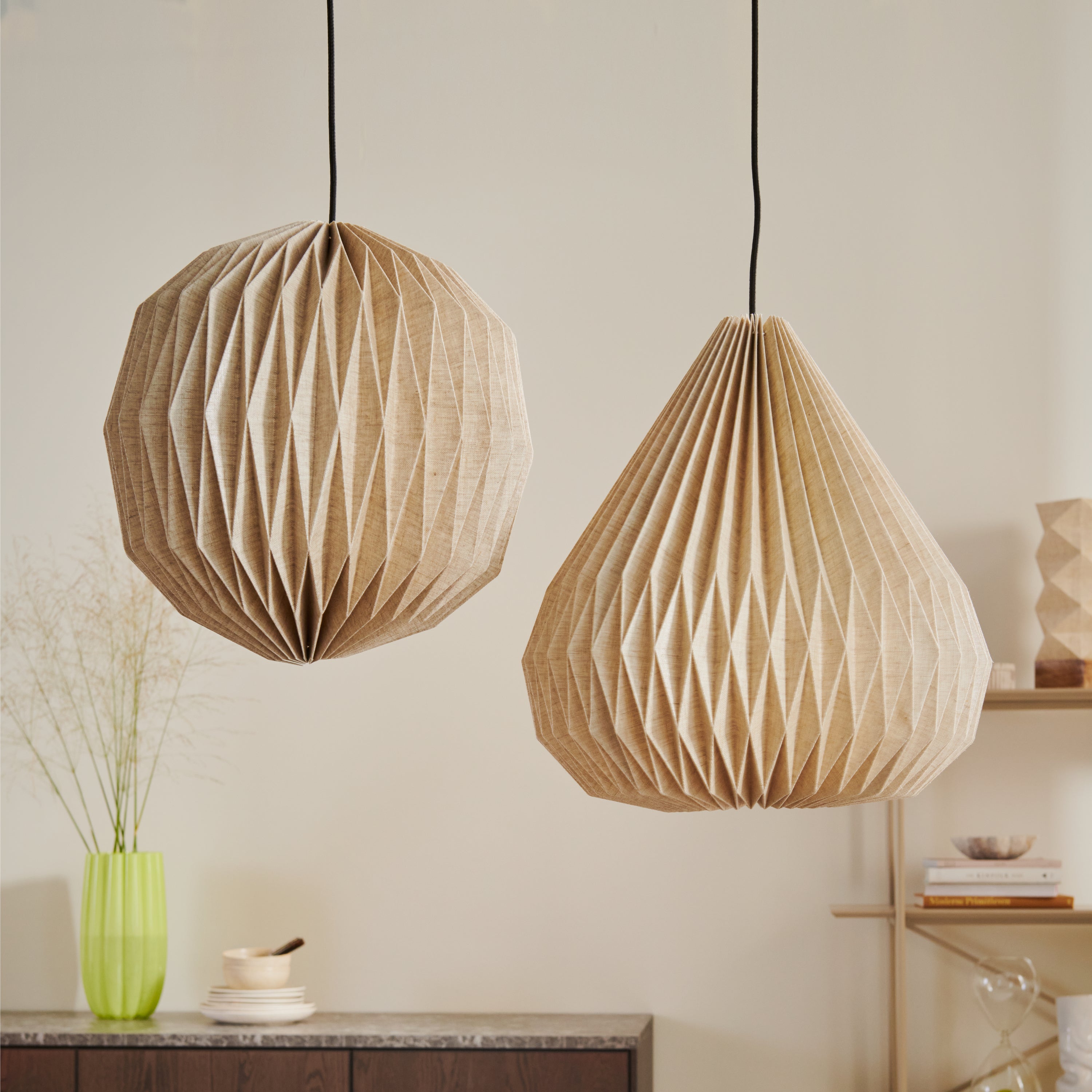 by fonQ Linen Hanglamp Ã 40 cm - Rond