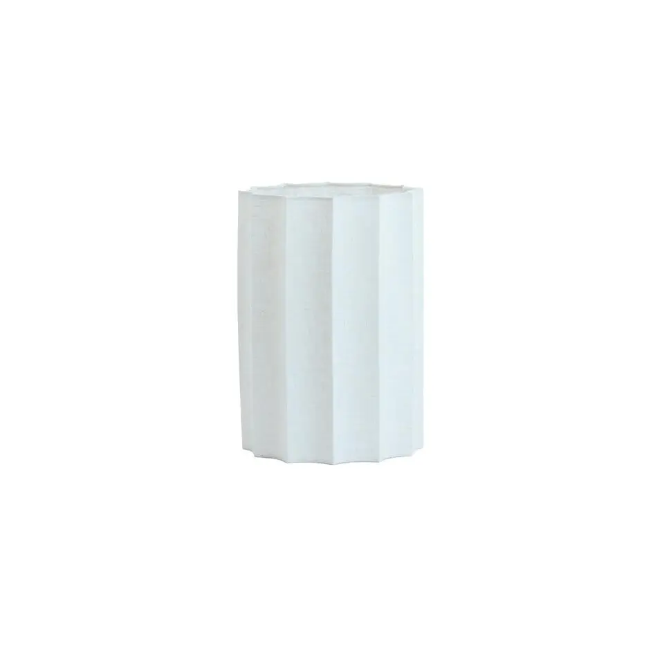 Cilinder lampenkap Disli - Wit - Ø24cm