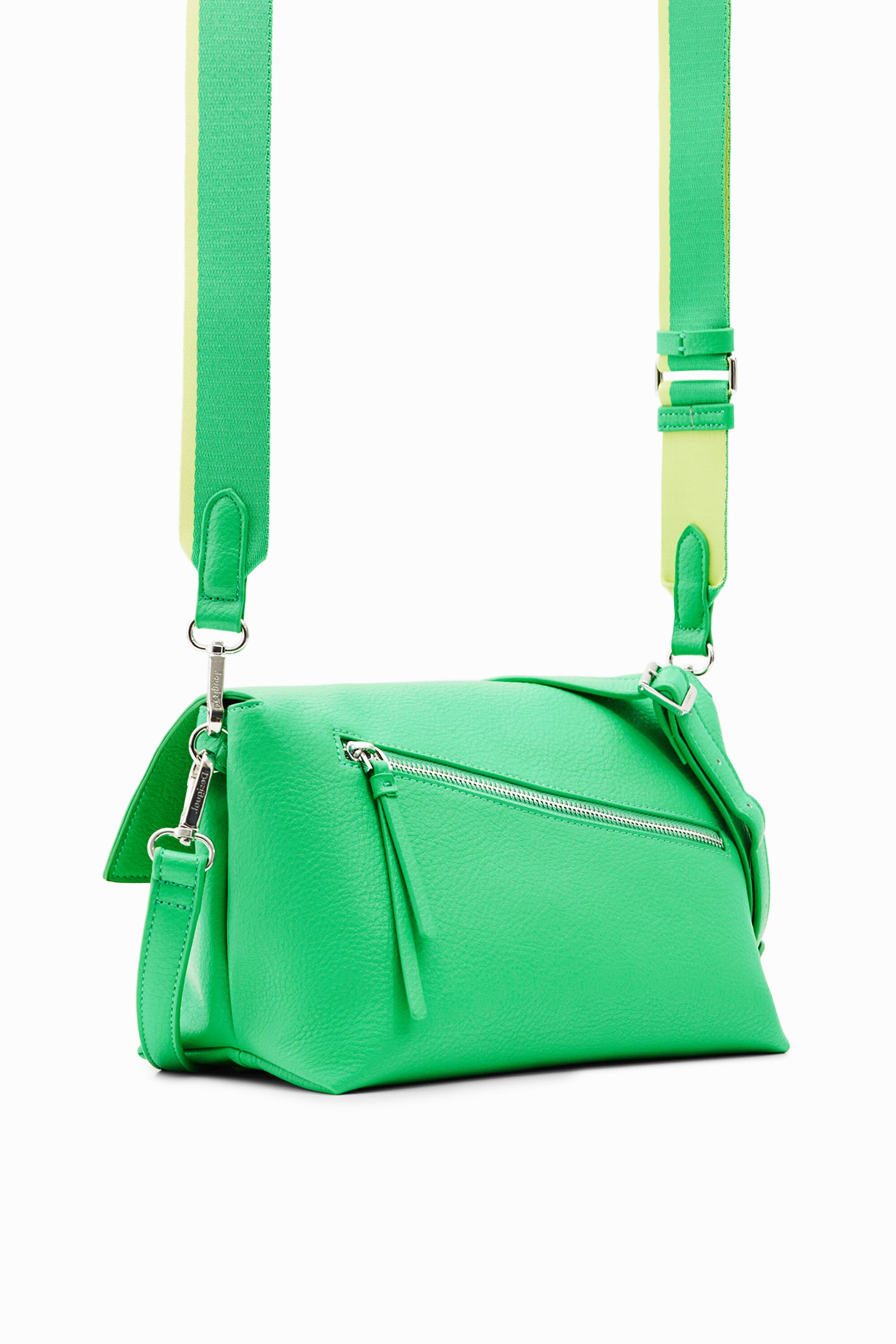 Sac à bandoulière moyen demi-logo