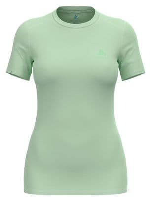 T-Shirt Technique Femme Odlo Merino 160 Natural Vert Clair