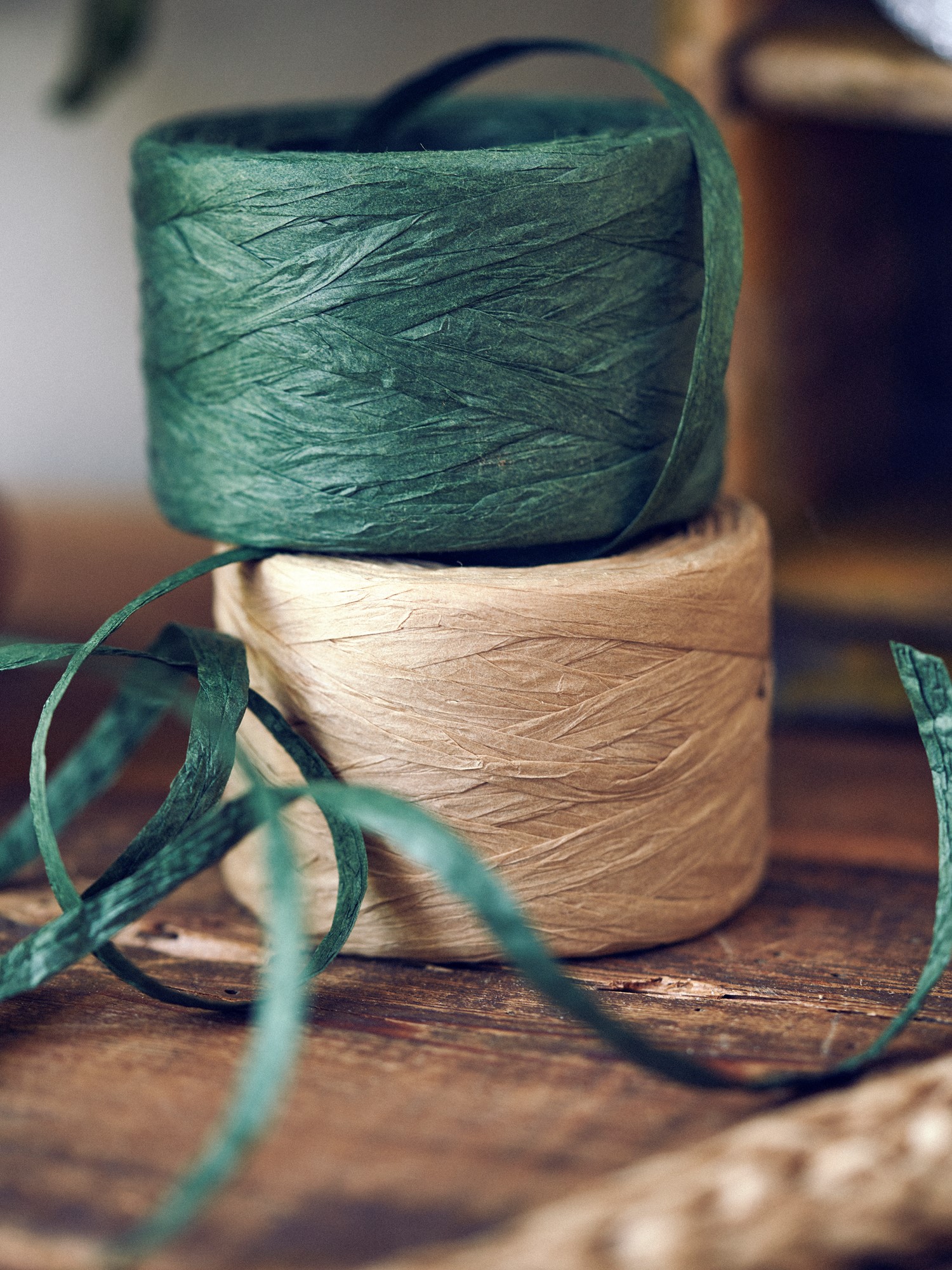Papirgarn | Papir. 50g = 75-80 m. | Dark Green