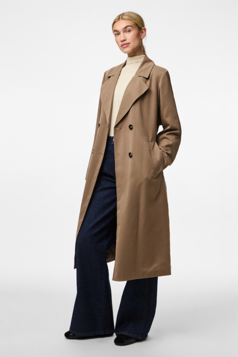 Pieces bruine dames jas