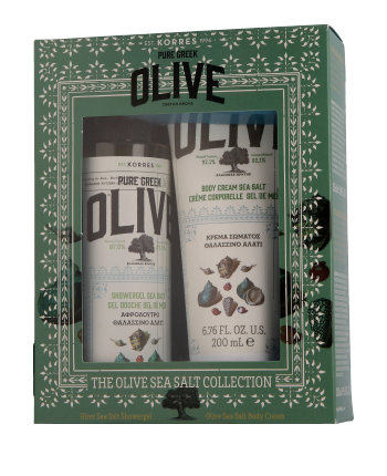 Korres Olive Sea Salt Collection Set 250ml-200ml