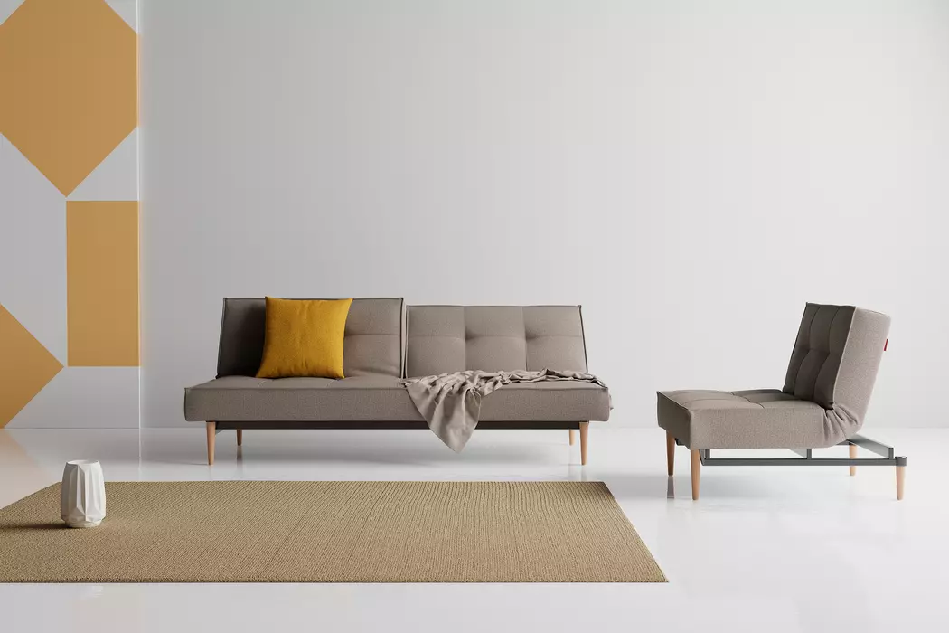 Schlafsofa Splitback Styletto hell