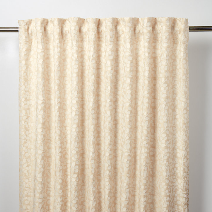 Rideau GoodHome Mulgrave naturel l.140 x H.260 cm