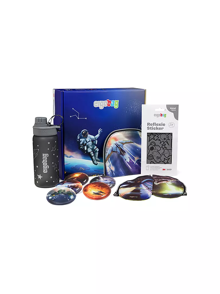 ERGOBAG Fan Box - Weltraum dunkelblau