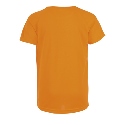 Camiseta esportiva com mangas raglan
