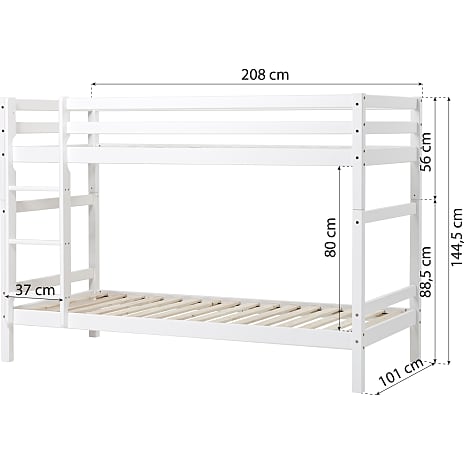 Hoppekids ECO Dream køjeseng 90x200 cm
