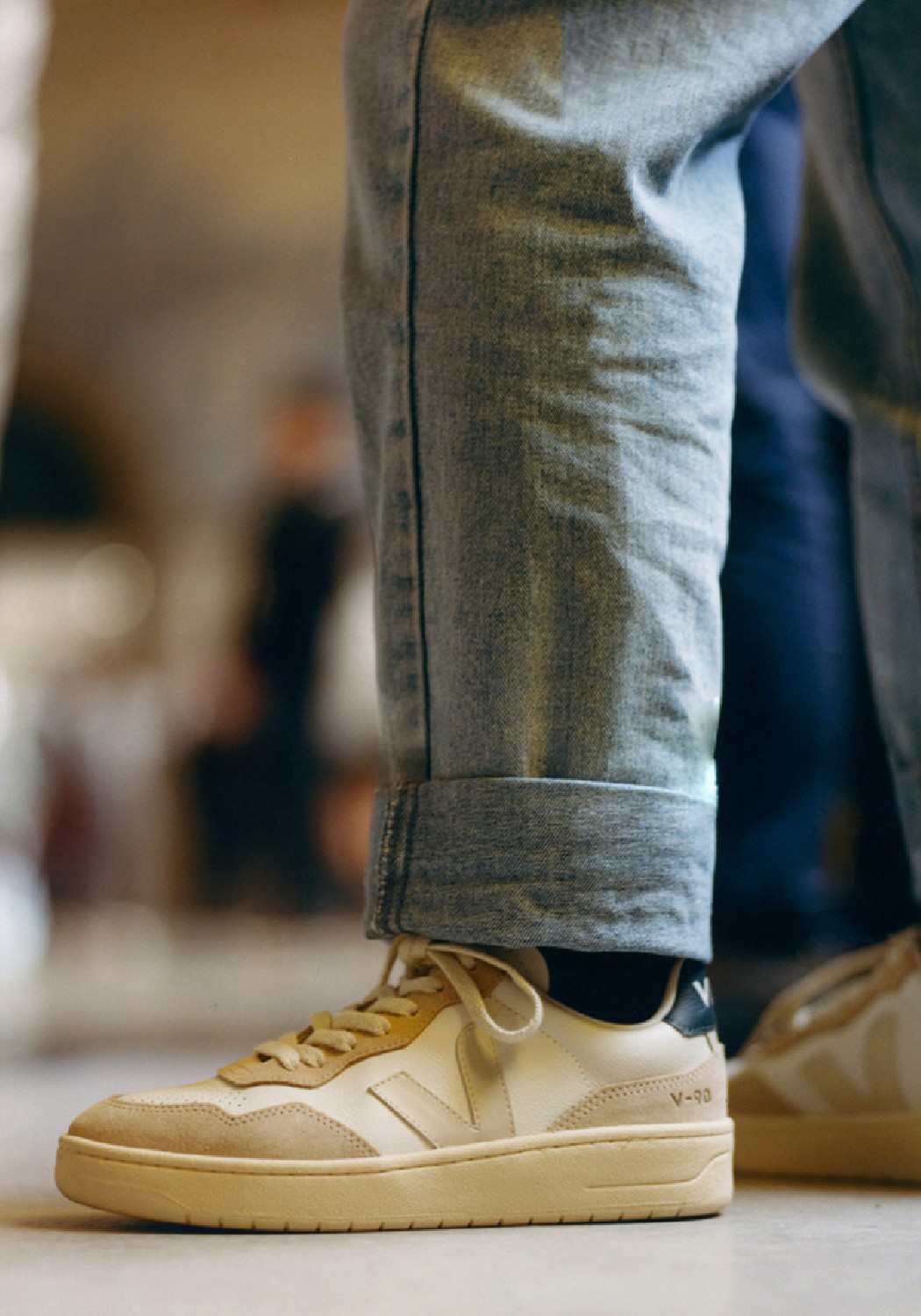 Veja Sneaker V-90 O.T. Leather Extra White Pierre Nautico