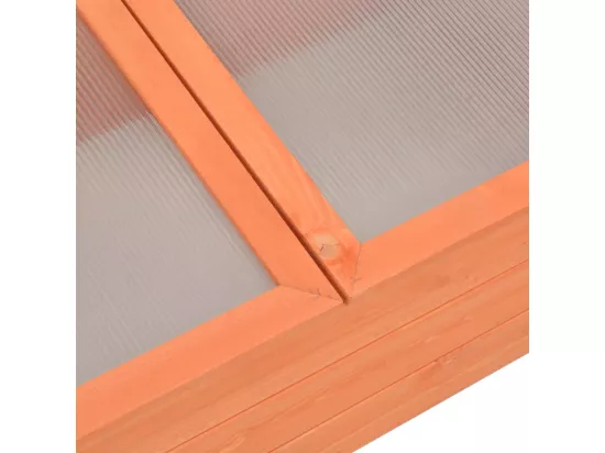 Serre tente abri plante bois marron 100 x 50 x 34 cm 02_0044650