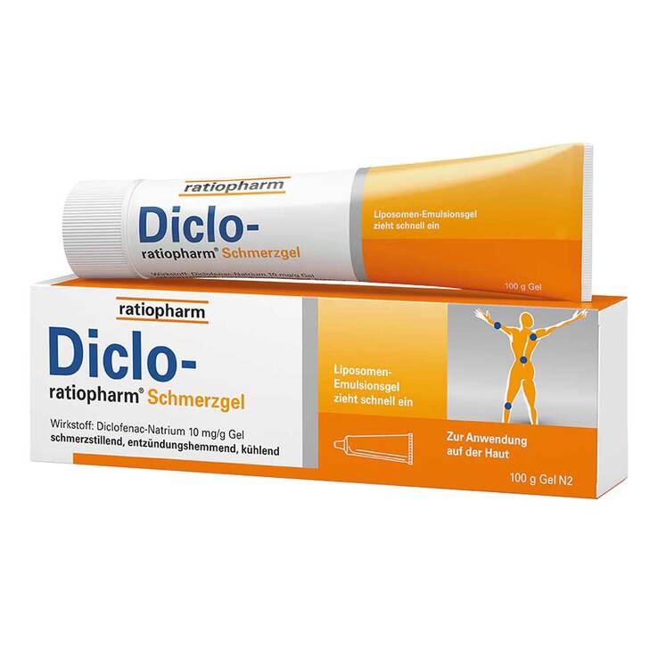 Diclo ratiopharm Schmerzgel - mit Diclofenac, 100 g