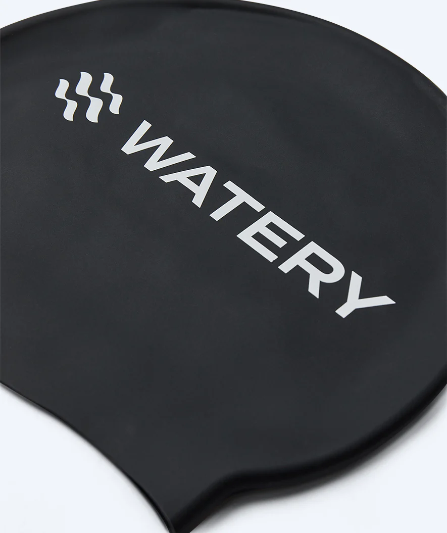 Watery badehætte til børn (3-10) - Signature - Sort