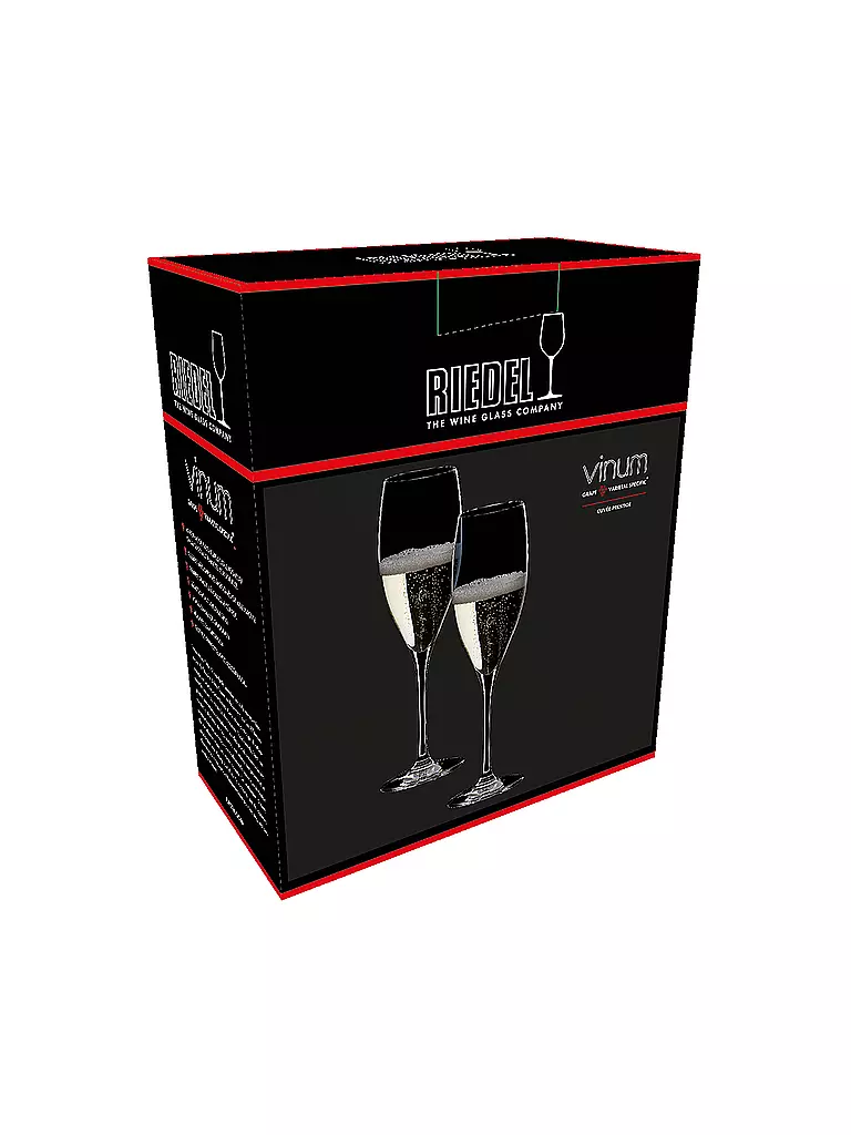 RIEDEL Sektglas 2er Set VINUM Cuvee Prestige 230ml transparent