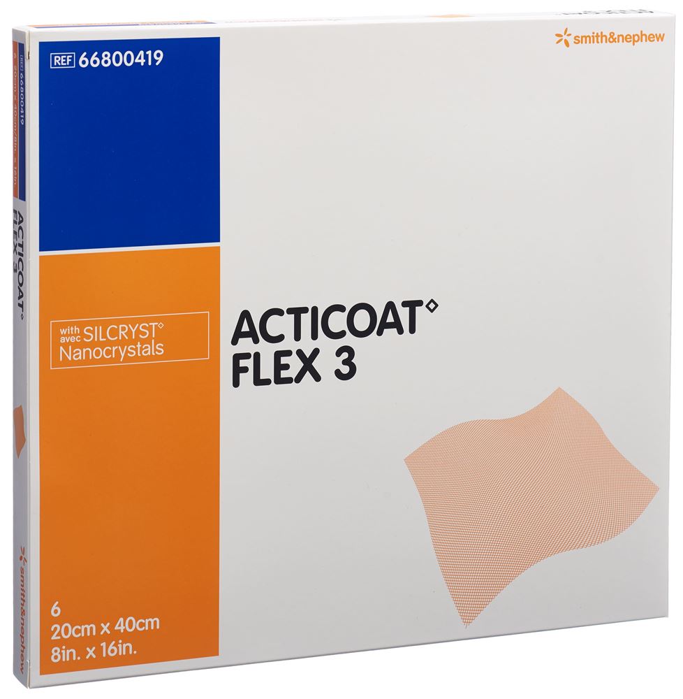 ACTICOAT Wundverband 20x40cm 6 Stk