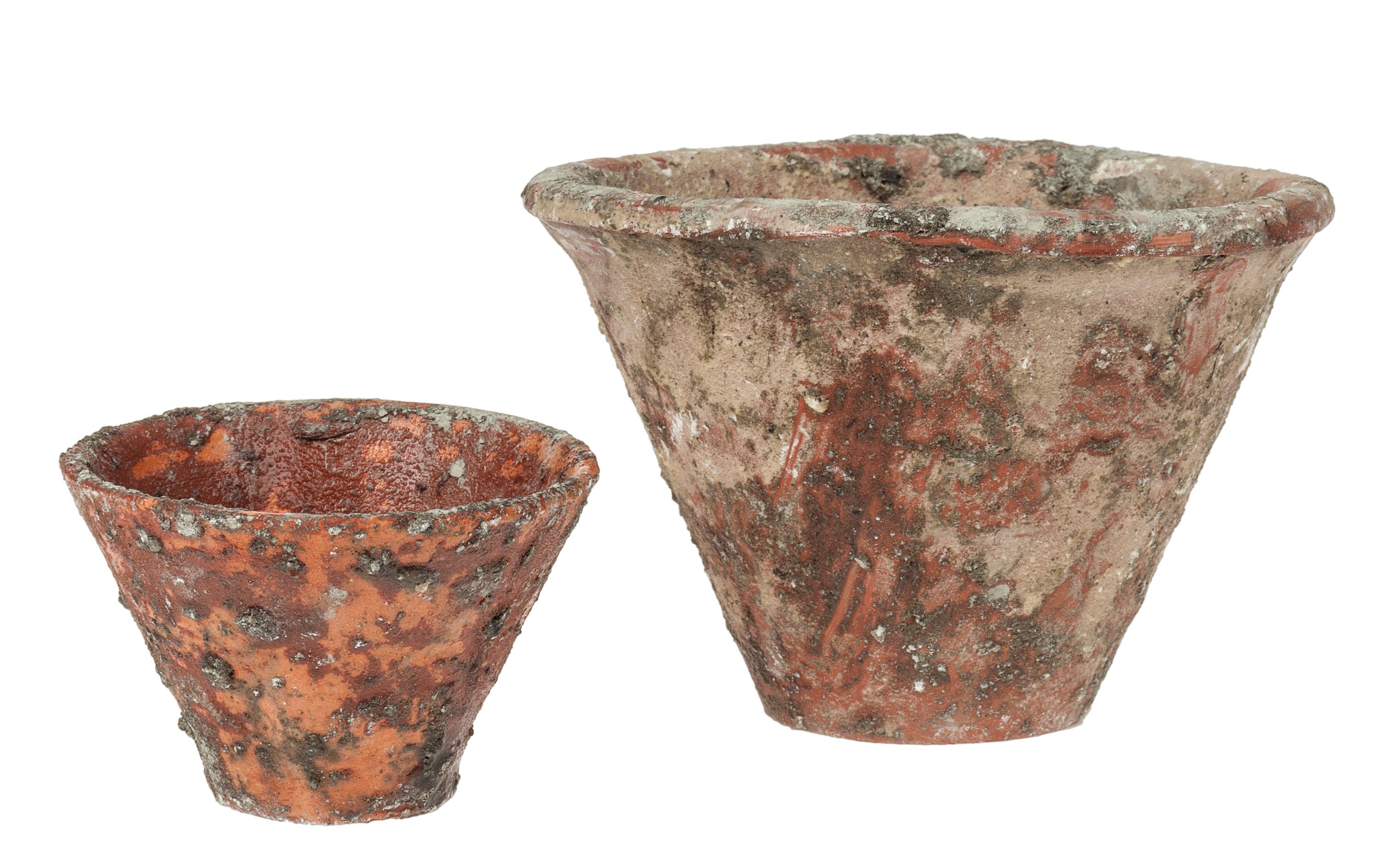 Pflanzentopf mit Harzoptik Braun/TerracottaBlumentopf für den Innen- und Aussenbereich