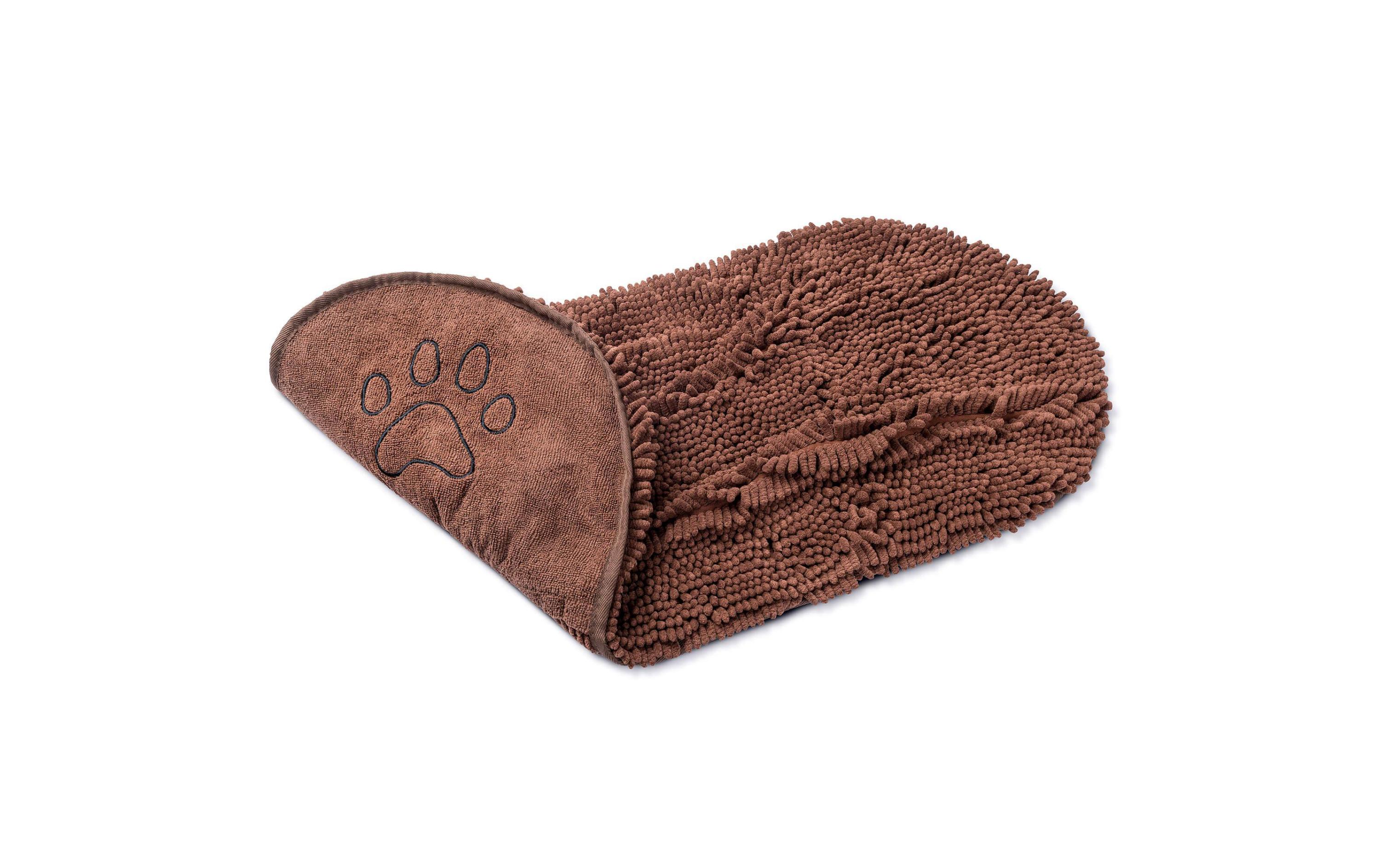 Dirty Dog Shammy Towel BraunUltra-saugfähiges Microfaserhandtuch für Hunde