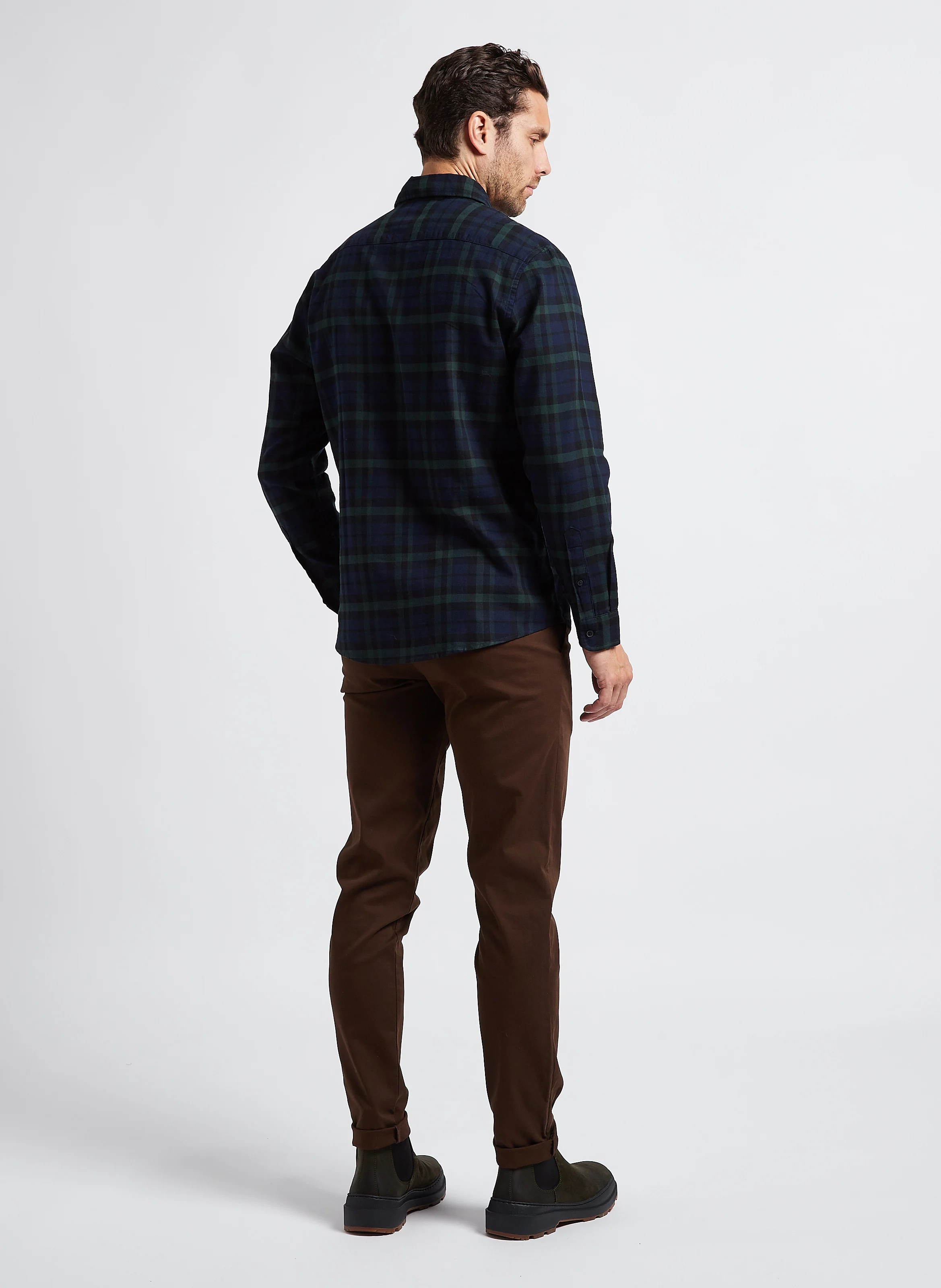 Chino slim en coton| Marron