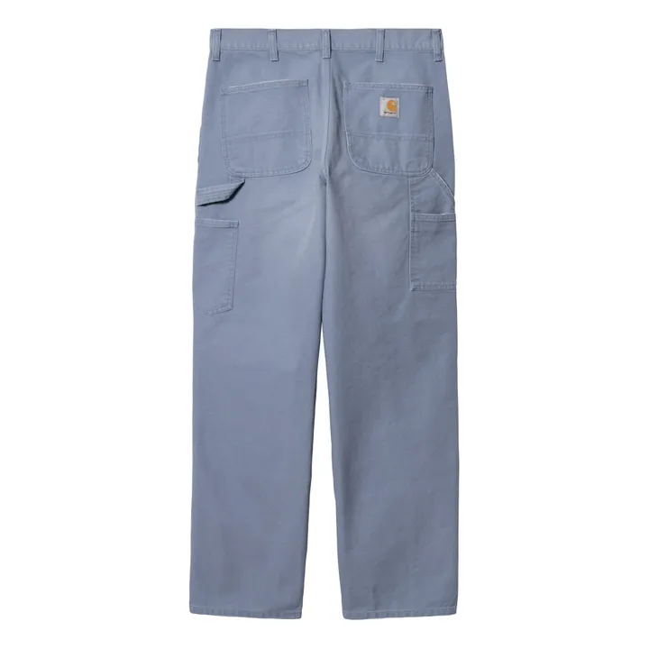 Carhartt WIP Pantalon Single Knee Coton Bio | Bleu gris