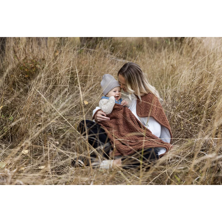 VINTER&BLOOM Kuscheldecke Cuddly Nougat