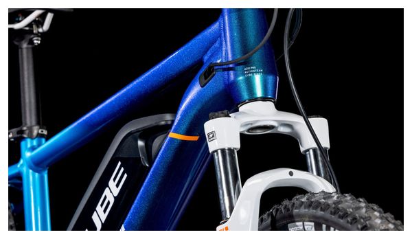 VTT Électrique Semi-Rigide Enfant Cube Acid 240 Hybrid Rookie Pro 400 Shimano Cues 9V 400 Wh 24'' Bleu Actionteam 2025 7 - 10 ans