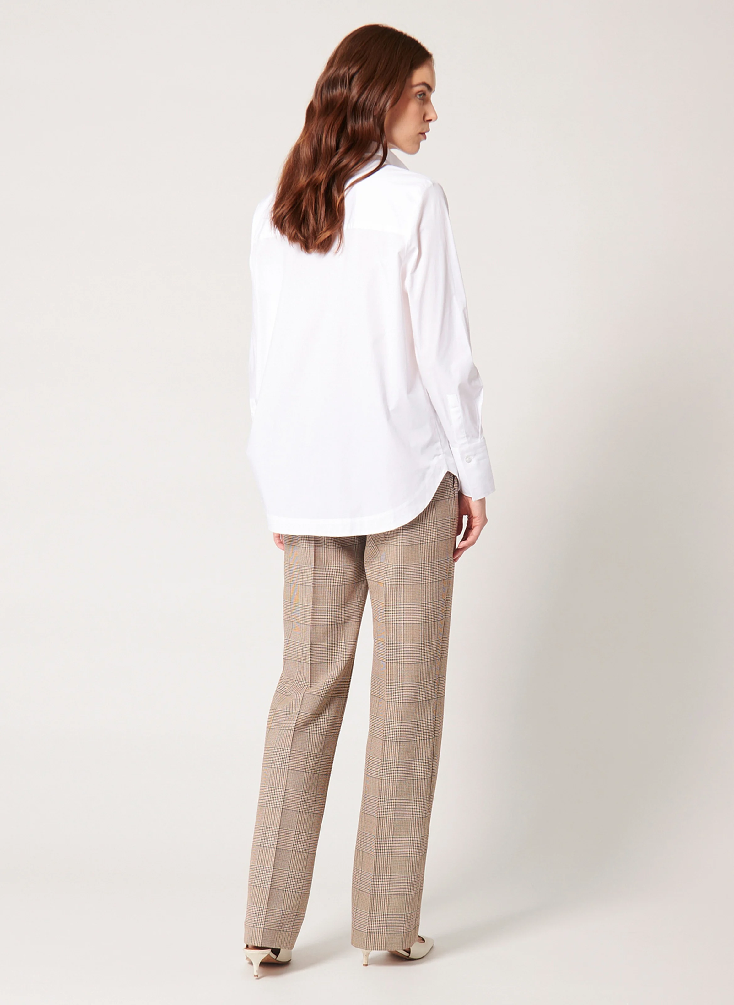 CLAY - Chemise droite en coton | Blanc