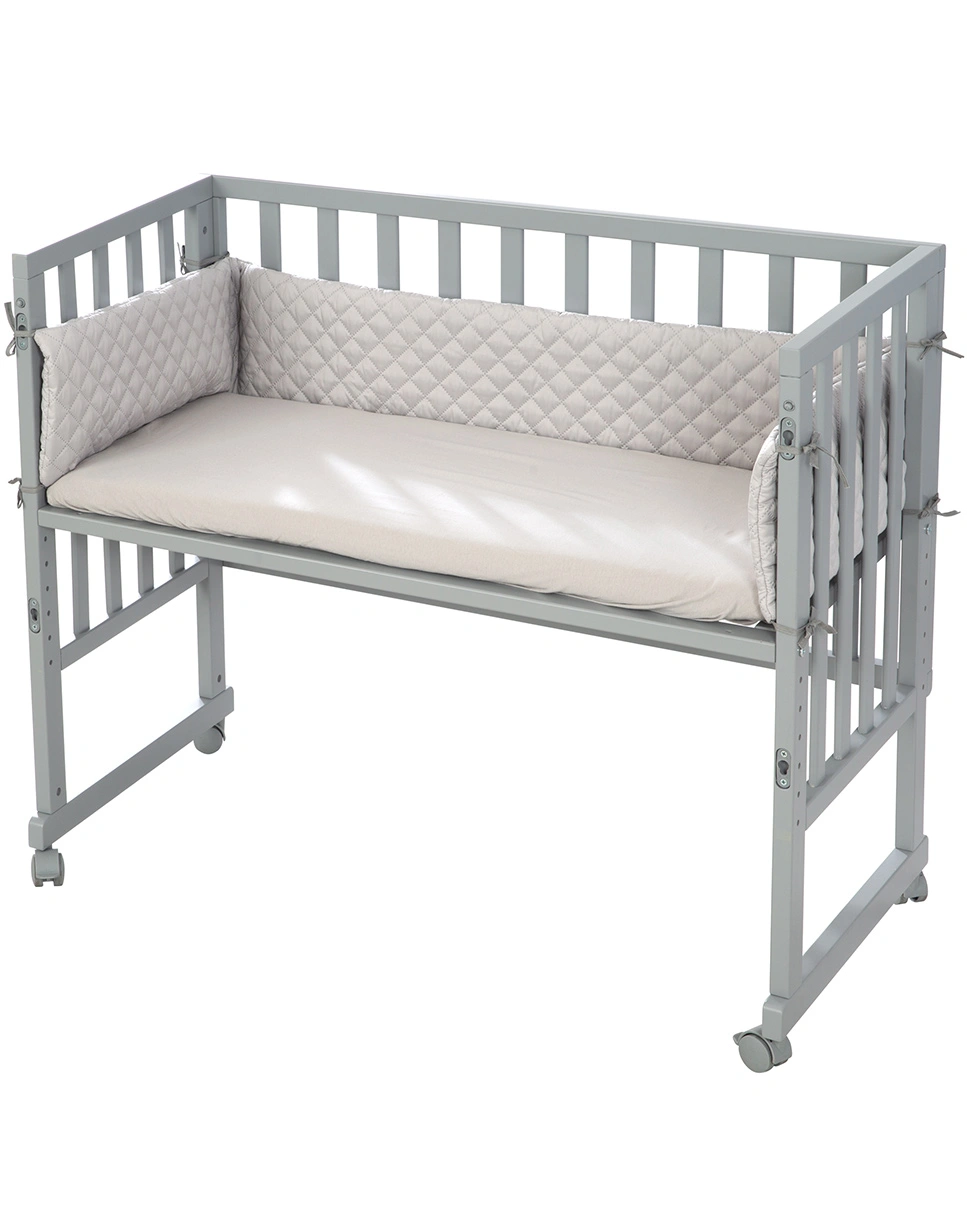 Beistellbett ROBA STYLE 3in1 86 x 90 cm (Farbe: grau)