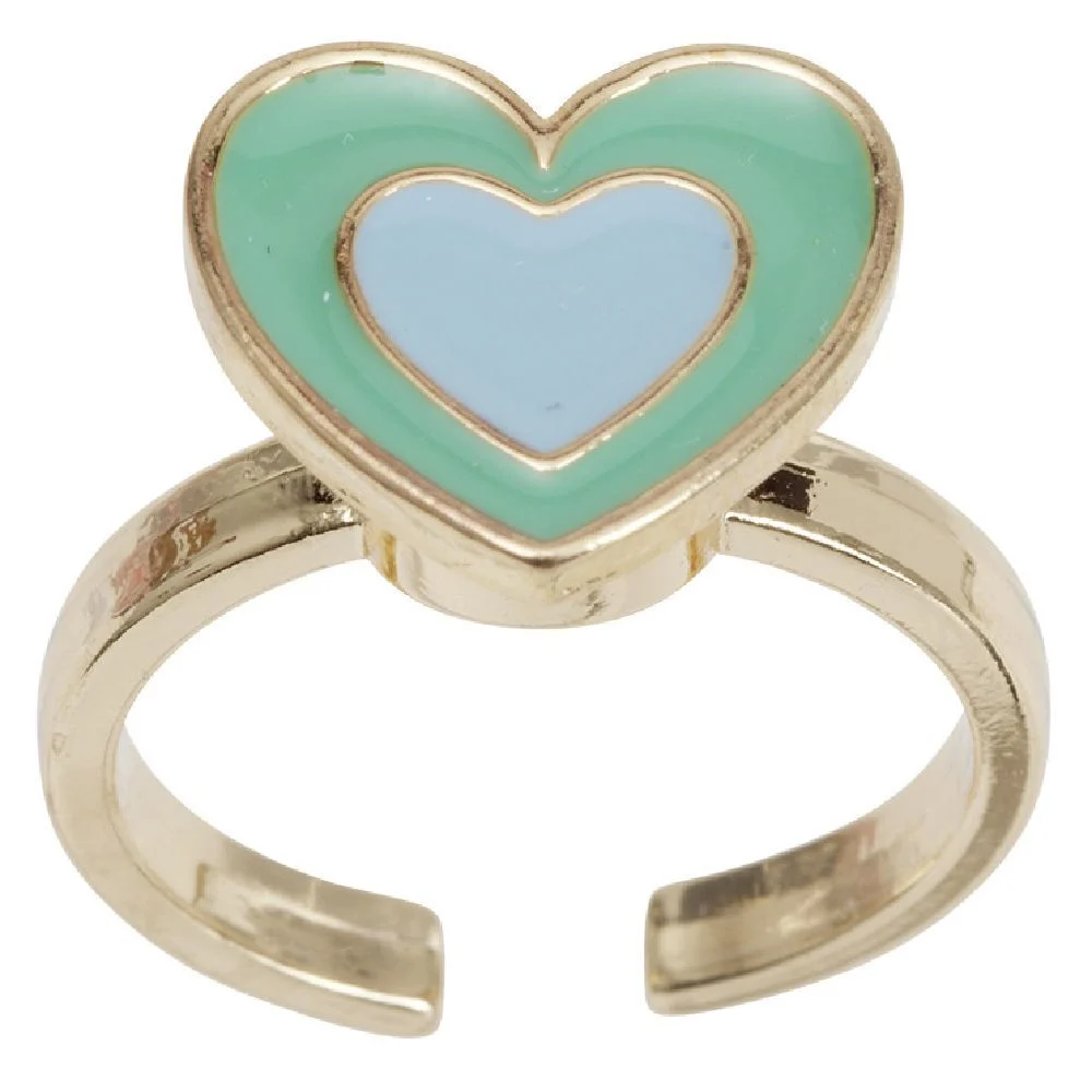 Bague spinner multicolore