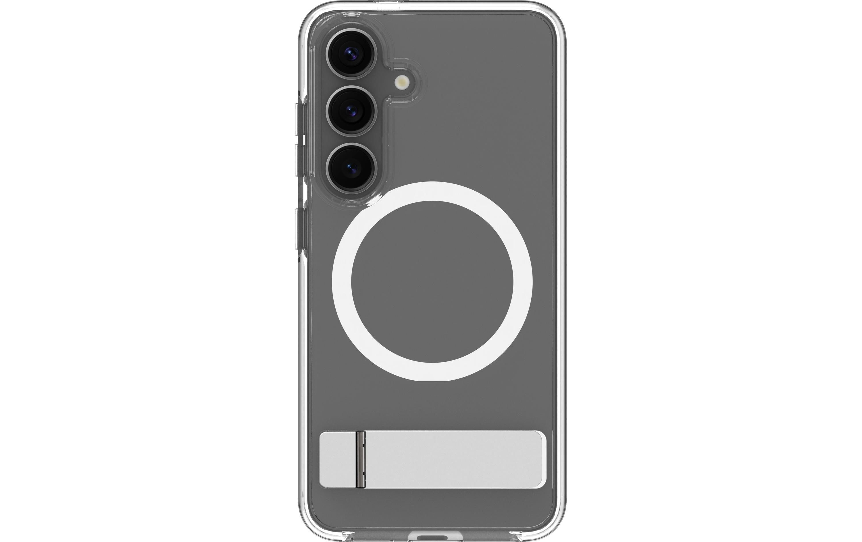 Back Cover Iceland Pro Qi2 Kick Galaxy S25 TransparentSchutzhülle mit Qi2 für das Samsung Galaxy S25