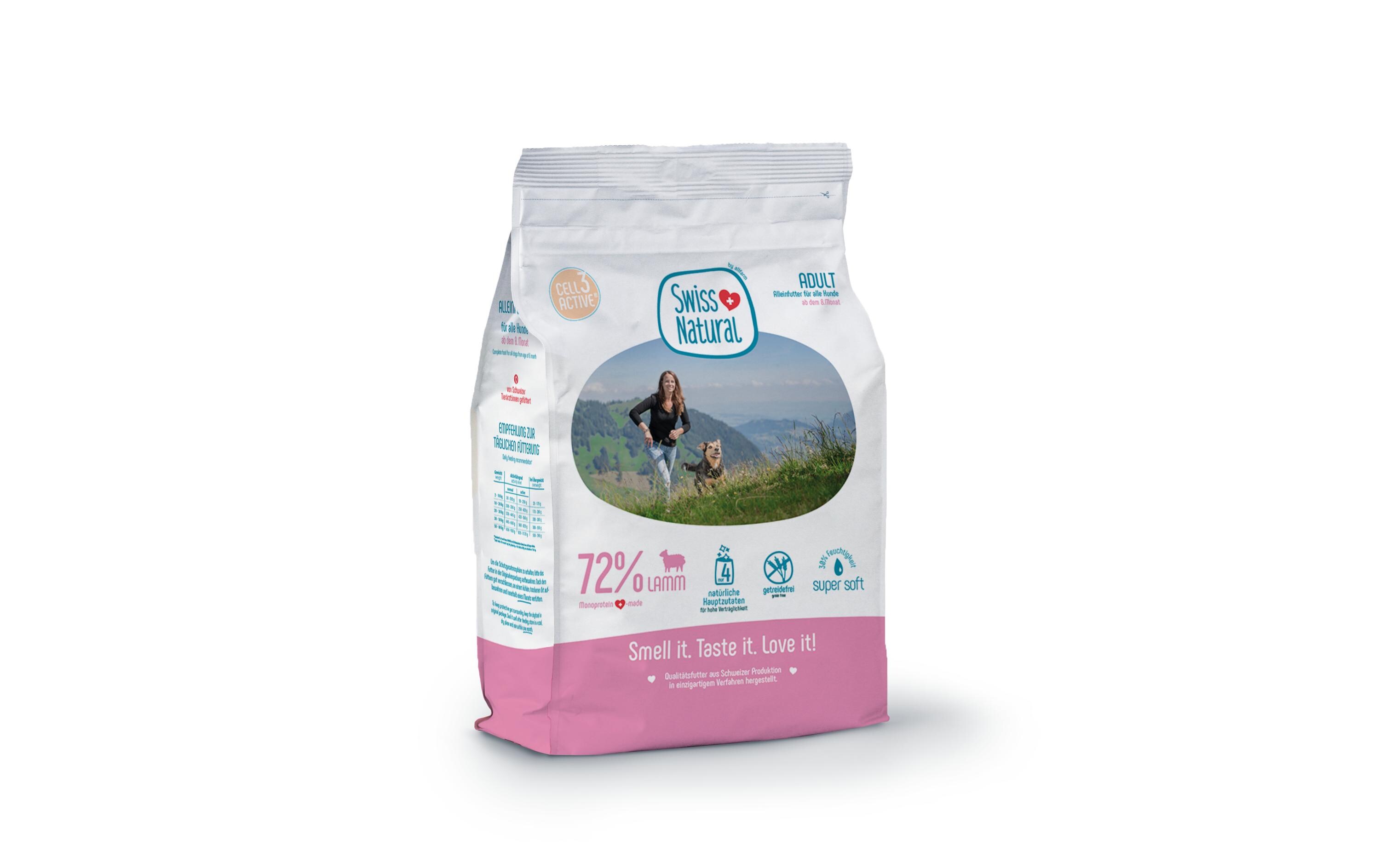 Halbfeuchtfutter Soft Adult Lamm & Kartoffel, 4 kgAlleinfuttermittel Soft für ausgewachsene Hunde