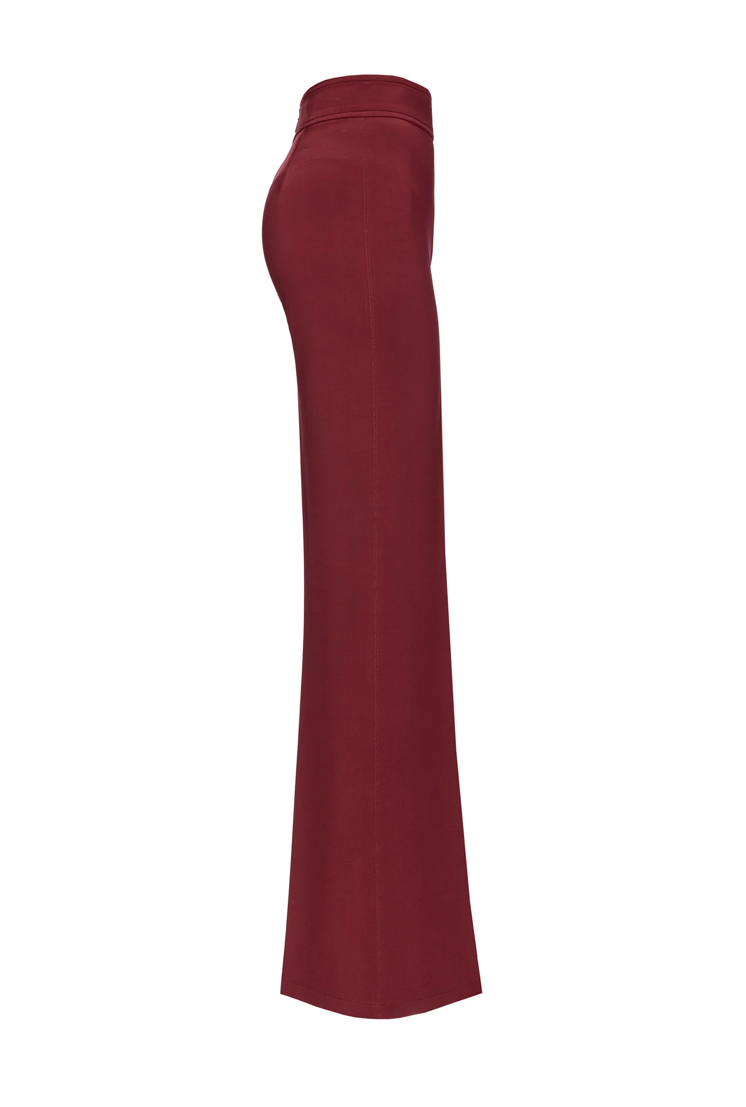 Pantalon pattes d'éléphant | Rouge