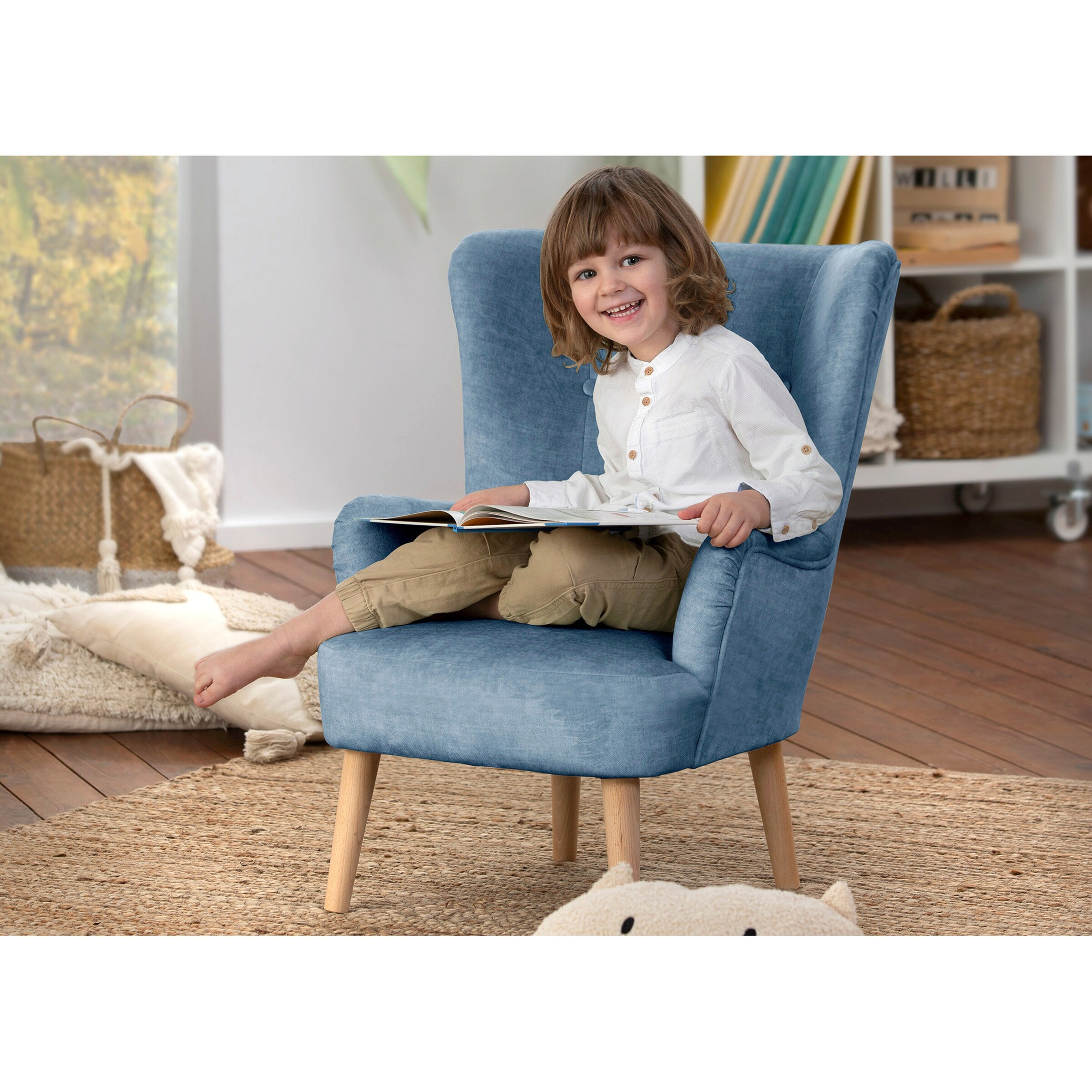 Max Winzer Kindersessel Star hellblau