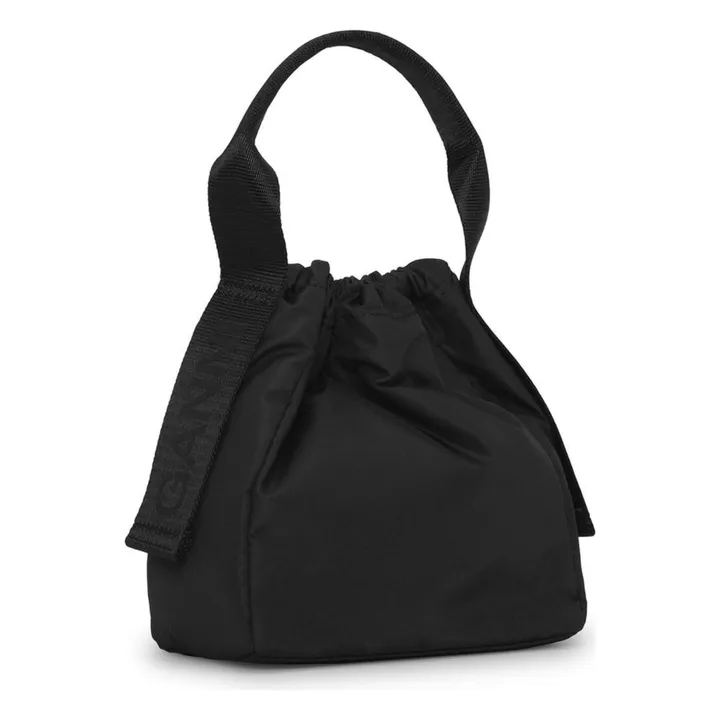 Ganni Sac Pouch Tech Fibres Recyclées | Noir