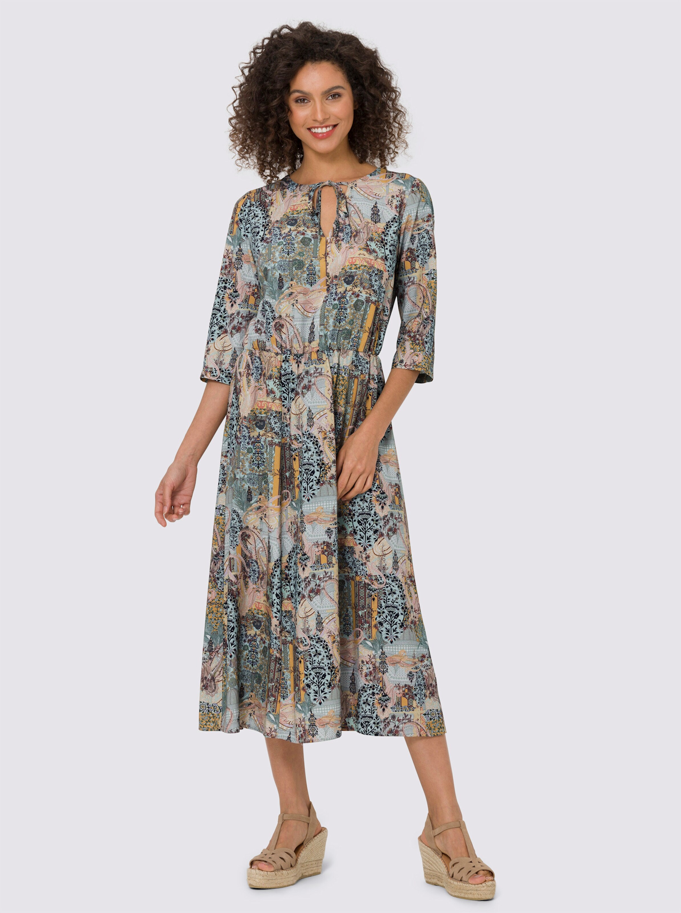 Druck-Kleid
