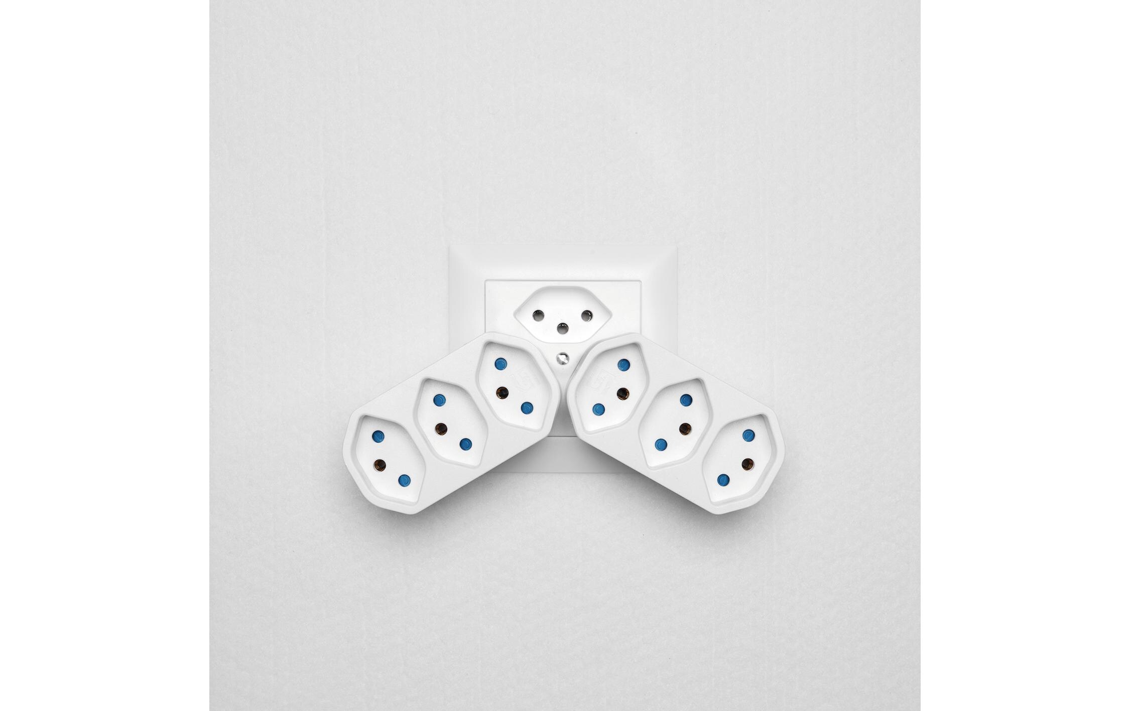 Manta Mehrfachadapter 3xT13 drehbar 3Mehrfachadapter LINE 3xT13 drehbar 320° weiss