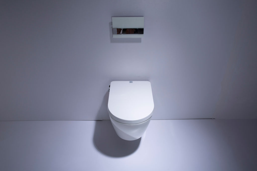 Saniclear Jama Spray randloos toilet met douchewc bidet zitting