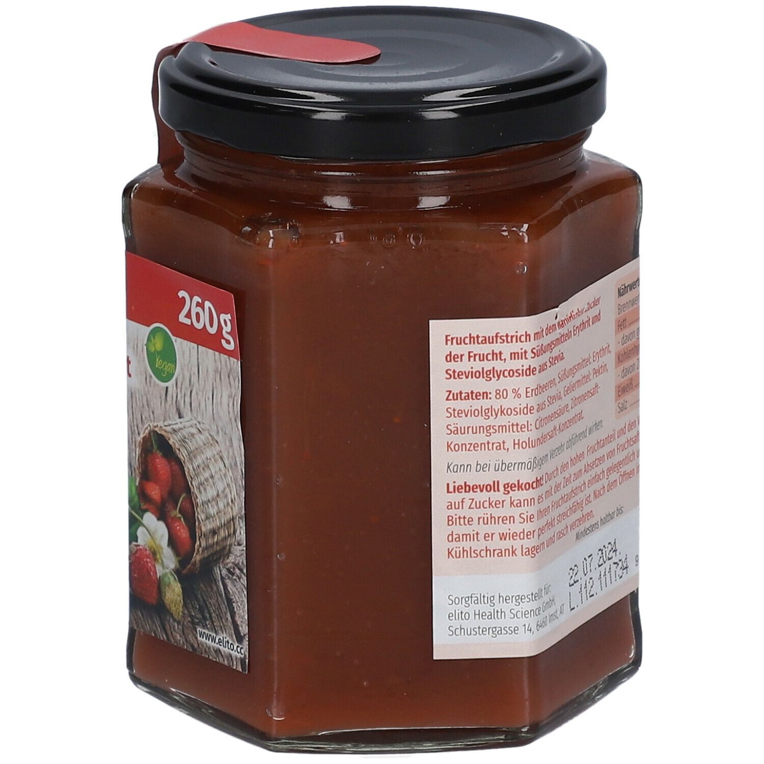sukrin® Fruchtaufstrich Erdbeere