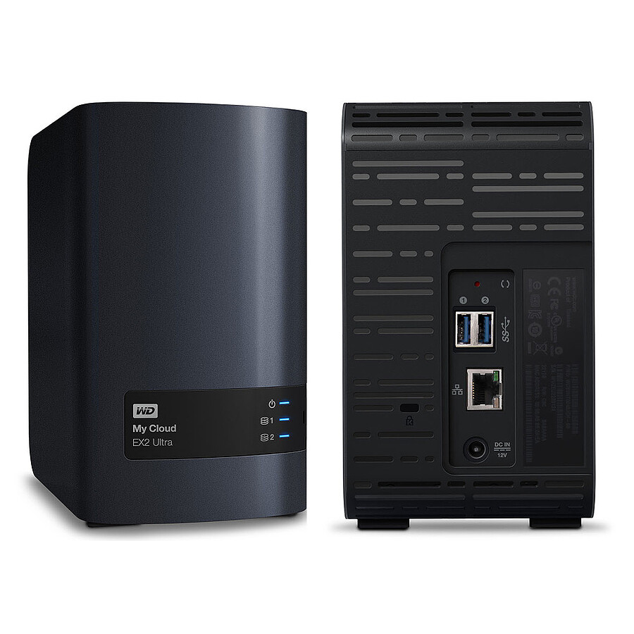 Western Digital (WD) NAS My Cloud EX2 Ultra - Boitier nu
