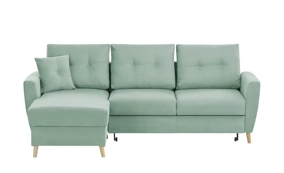 Ecksofa Carla Mintgrün links