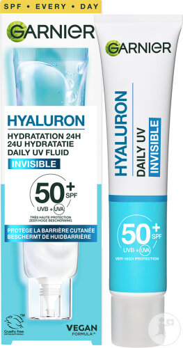 Garnier SkinActive Hyaluron Fluide Invisible IP50+ Tube 50ml