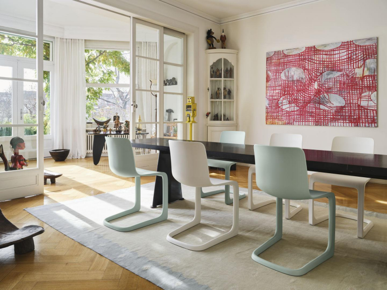 Vitra Evo-C eetkamerstoel Light Mint