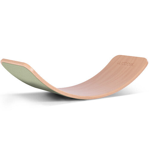 Wobbel original blank gelakt met vilt - bos groen