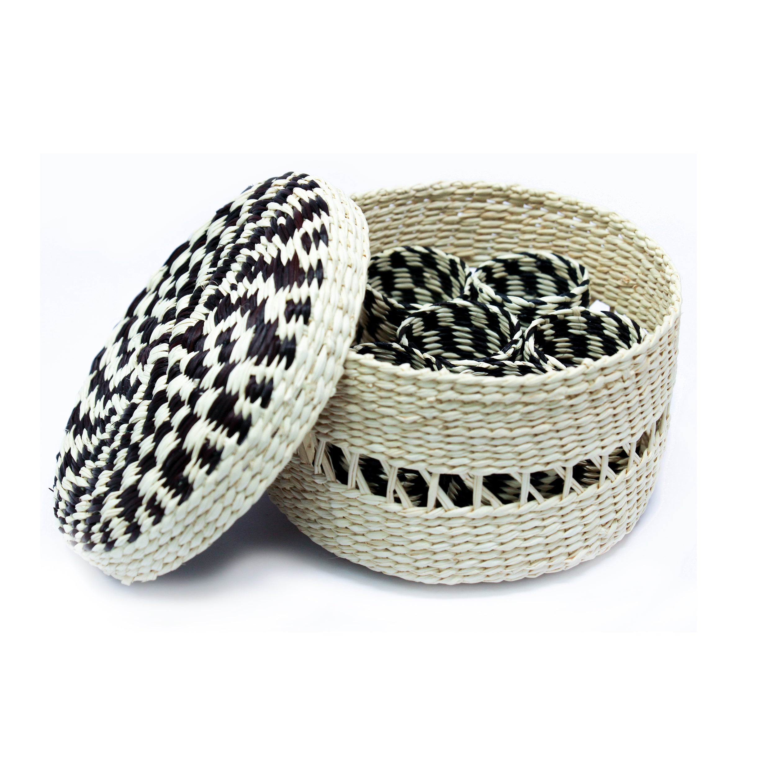Rond de serviette en boîte (lot de 6 ronds de serviette)