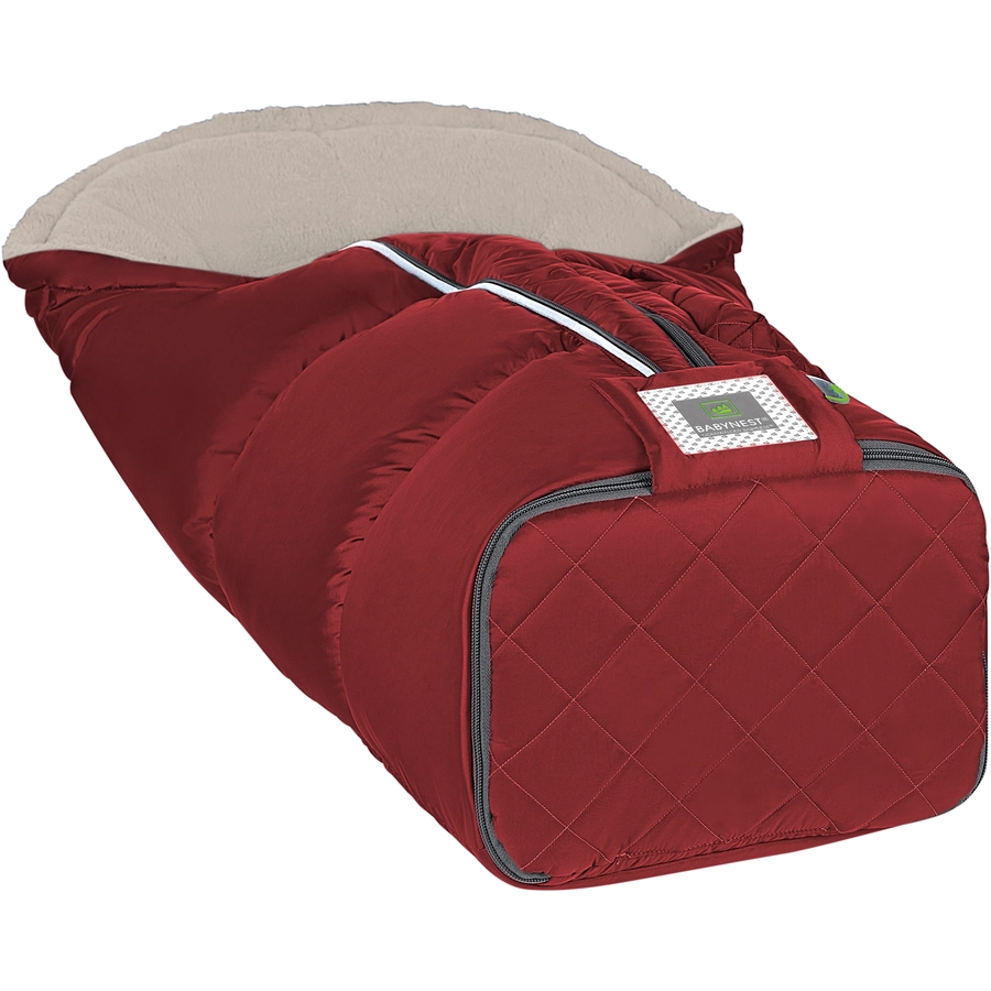 odenwälder Fußsack Gino-cs red velvet