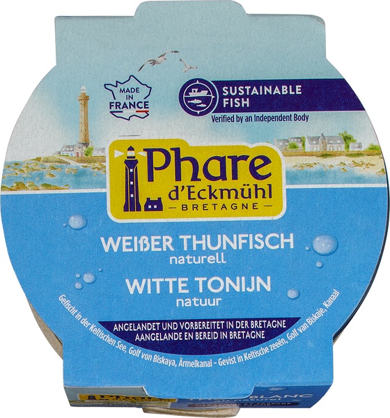 Phare d’Eckmühl Tonijn Wit In Water (160 gr)