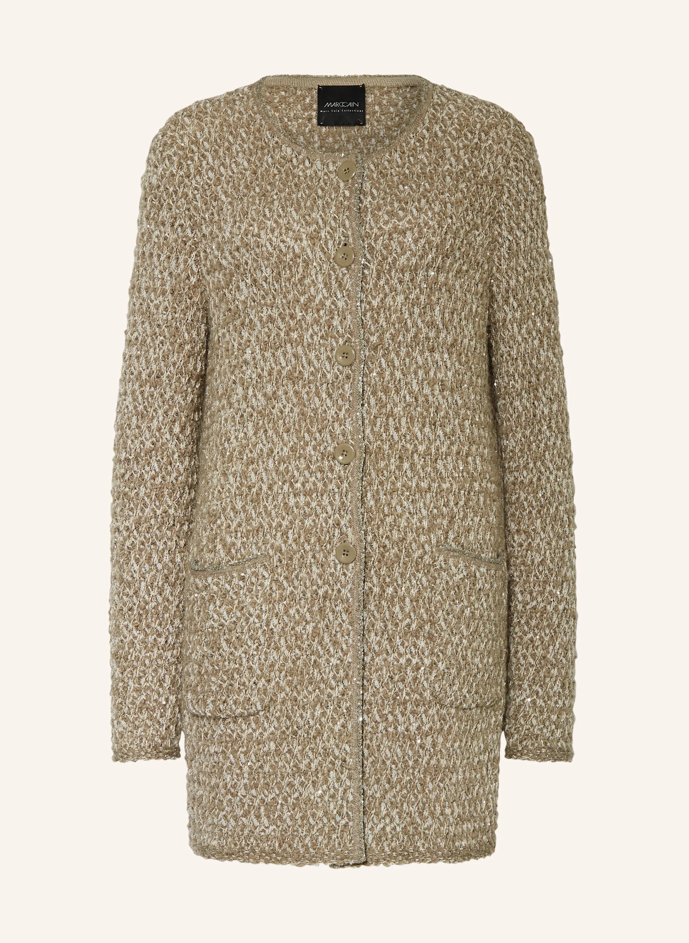 MARC CAIN Strickjacke mit Pailletten