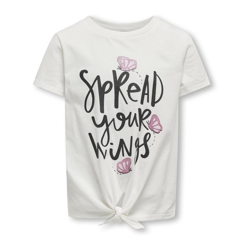 Kids ONLY T-Shirt Écru Fille Kids ONLY Kmgjodie